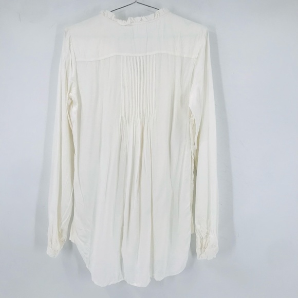 Sundance Long Sleeve Button Down White Size XS - Picture 8 of 8